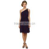 Wholesale One Shoulder Dress for Ladies thumbnail-1