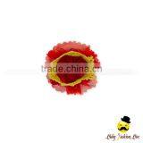 Remake Fairy Plain Red Knitting Golden Tiara Thin Elastic For Baby Girl Princess Crown Headband Accessories thumbnail-1