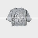 Ladies Clothing Hip Hop Clothing Crew Neck Half Sleeve Hoodies thumbnail-4