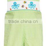 Wholesale Smocked Infant Toddler's Boy Shortall