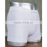 Plain White Seamless Man Underwear Boxer Shorts thumbnail-1
