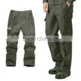 Juqian 2016 Worker's Garment Green Nylon Breathable Cheap Multi Pocket Work Pant