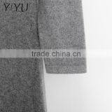 Casual Long Pattern Women Cashmere Grey Turtleneck Pullover Sweater thumbnail-4