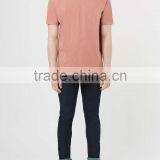100%Cotton Crew Neck Longline T-shirt Wholesale Blank Mens T-shirt 2016 thumbnail-5