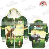 Men's Fashional Wholesale Custom Design Giraffe Animal Hoodies thumbnail-2