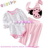 Baby girl fashion 3pcs pajama