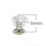 Wholesale Silver Tone Clear Faceted Plastic Jewelry Wooden Box Pull Handle Knobs thumbnail-2