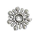 Zinc Based Alloy Spacer Beads Christmas Snowflake Antique Silver thumbnail-1
