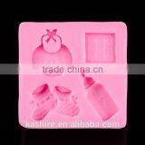 Wholesale Safety Baby's Bottle Shape Silicone Chocolate Mould,soap Mold,diy Cake Mould thumbnail-3