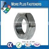 Made in Taiwan Alloy Heavy Zinc Finish Steel Hex Jam Nut thumbnail-5