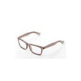 Wide Square Optical Frames For Men For Reading Glasses , Brown In Fashion