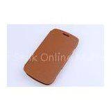Coffee Leather Mobile Phone Cases For Samsung I7562 thumbnail-1