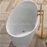 Wash Basins Bath Tubs , Solid Surface Bathtub For Two Person