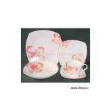 Sell 20pc Square Decal Dinner Sets thumbnail-1