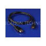 1.4v Black 1m Copper Mini 3D HDMI Cables for Tablet PC