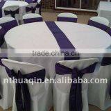 Banquet Polyester Tablecloth and Wedding Polyester Chair Cover