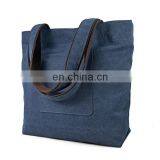 Fashion Canvas Tote Bag With Outside Pockets thumbnail-1