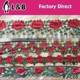 Factory Manufacture Multicolor National Style Embroidery Designs 3D Flower Lace thumbnail-2