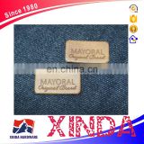 small garment patches with embossed design, garment labels