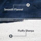Wholesale Custom Comfy Men Women Ultra-plush Warm Durable Breathable Wearable Sherpa Blanket Hoodie For Winter thumbnail-7