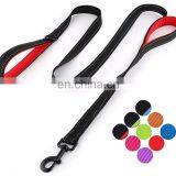 Heavy Duty Dog Leash Traffic Padded Double Handles Lead for Control Safety Training - Leashes for or Large Dogs or Medium Dogs thumbnail-3