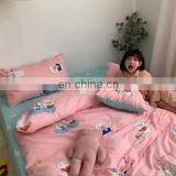 Wholesale Moderate Price High Quality 100% Cotton Reactive Dyeing and Printing Bright Color Floral 4 Pcs Comforter Bedding Set