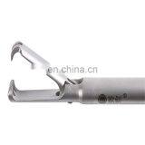 Geyi Autoclavable Laparoscopic Instruments 10mm Reverse Teeth Forceps With Stainless Steel Handle thumbnail-6