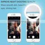 Rechargeable Clip-on Selfie Ring Fill Light Beauty Female Selfie Led Light Luz Selfie for Mobile Phone thumbnail-5