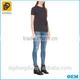2016 High Quality Stretch Skinny Denim Pants Blue Skinny Low-rise Jeans for Lady thumbnail-2