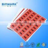 SINMARK Good Sale Colorful Customized Waterproof Barcode Label thumbnail-4