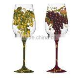 Hot Selling High Quality Hand Painted Red Wine Glass Wholesales thumbnail-1