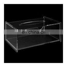 Modern Decorative Napkin Holder Clear Acrylic Facial Tissue Dispenser Box Tissue Box for Bathroom thumbnail-5