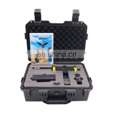 Yellow Mini GR100 Long Range Gold Metal Detector with Carry Case for Silver Gold Gem Diamond