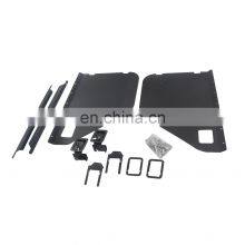 Black Steel Tube Doors Tubular Door Without Rearview Mirror for Jeep Wrangler JK Car Parts Tube Half Door