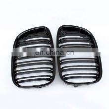 Front Grill For BMW F07 Car Bumper Grille for BMW GT F07 5 Series Double Slat Line Glossy Black Style 2009-2017 thumbnail-3