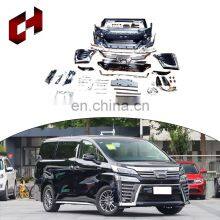 CH Hot Selling Wide Front Grille Side Stepping Ducktail Spoiler Led Light Full Kits For Toyota Vellfire 2015-2018 to 2019-2020 thumbnail-5