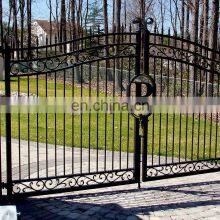Beautiful Galvanized Wrought Iron Gate Forged Interior Gate for Garden thumbnail-4
