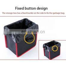 Portable Car Trash Can Bin Hanging Wastebasket Back Seat Storage Bag Waterproof Dustbin Storage Organizer Box thumbnail-3
