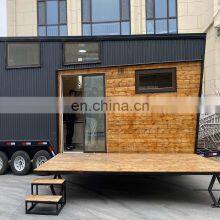 Modern Style Tiny House Caravan Prefabricated House Wooden Prefab Mobile Trailer House for Living thumbnail-2