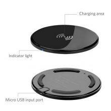 Ultra Thin Round Shape Universal Mobile Phone Wireless Charger for Smart Phones thumbnail-4