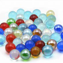 Wholesale Glass Beads Marbles 16mm 25mm Colorful Glass Beads Fishbowl Decorative Beads Craft Ball thumbnail-1