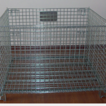 Galvanized Metal Wire Storage Cage Container thumbnail-5