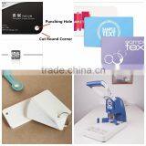 Desktop Manual 2 in 1 Hole Puncher and Machine to Make Corner thumbnail-2
