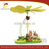 Easter Rabbit Pyramid - Wooden Easter Decoration thumbnail-1