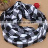 2015 Autumn Winter Newest Cotton Tassel Checked Plaid Boys Scarf thumbnail-4