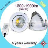 Rotatable High End Best Price Led Light 15w Cob Gimbal Downlight thumbnail-1