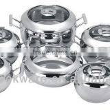 12Pcs Stainless Steel Cookware Apple Shape Design
