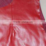 China Factory Sexy Red Color PU Blouse Leather Tank Tops thumbnail-5