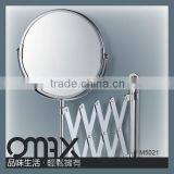 Hot Sell Brass Double Arm High Class Hotel Shaving Swivel Mirror thumbnail-5