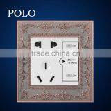 2015 Hot Multi-role 5 Hole Socket High Quality First Rate 2 Pin & 3 Pin Socket With Double Socket